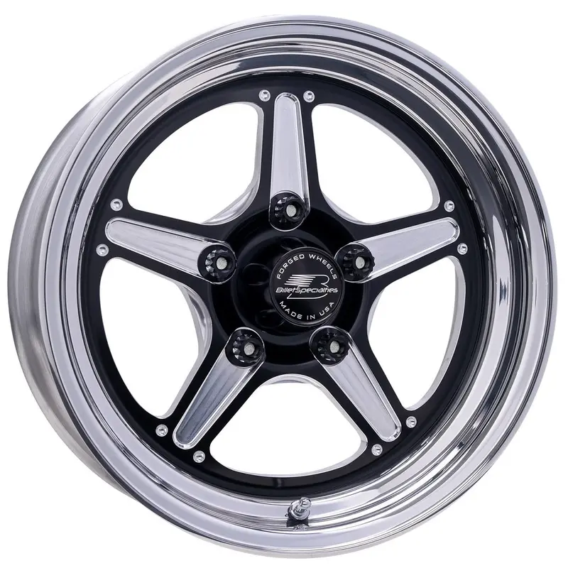 Billet Specialties Brs23570L6145 Street Lite Wheel – 15X7, 4.5" Backspace, Matte Black 1
