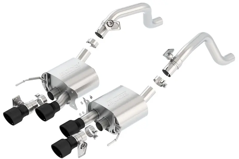 Borla S-Type Axle-Back Exhaust System (11855Cb) – Stainless Steel, Aggressive Tone 1
