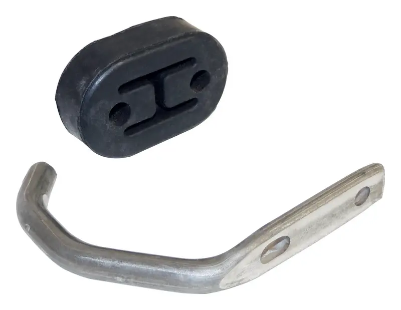 Crown Automotive Jeep Replacement E0036152 Tailpipe Hanger; Steel/Rubber; Black; 1