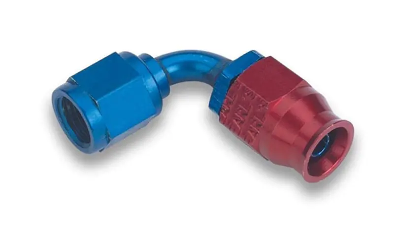 Earl’S 609134Erl Speed-Seal 90° An Hose Fitting – Zinc-Plated Aluminum Swivel End 1