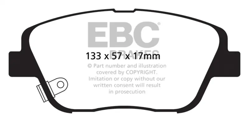 Ebc Bluestuff Ndx Full-Race Brake Pads – Dp51864Ndx Performance Compound 1