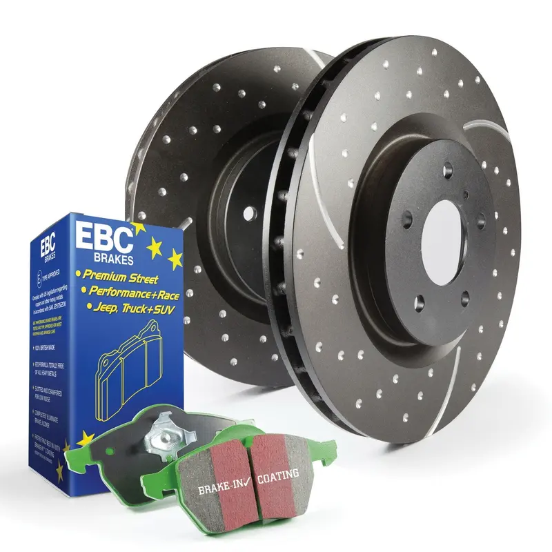 Ebc Greenstuff 2000 Brake Kit – S10 Performance Pads & Gd Rotors (S10Kf1528) 1