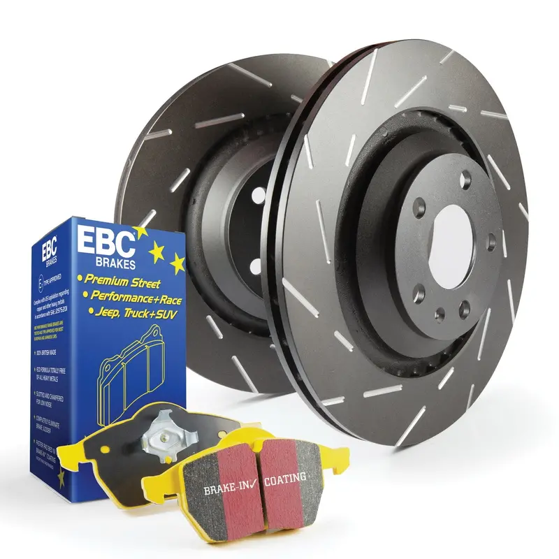 Ebc S9 Brake Kit – Yellowstuff Pads + Usr Rotors For Enhanced Stopping Power (S9Kf1485) 1