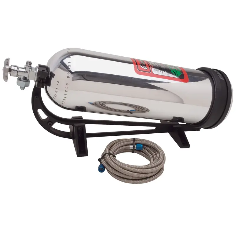 Edelbrock Nitrous Oxide Bottle – Aluminum, High-Capacity Storage For Performance Tuning (72336) 1