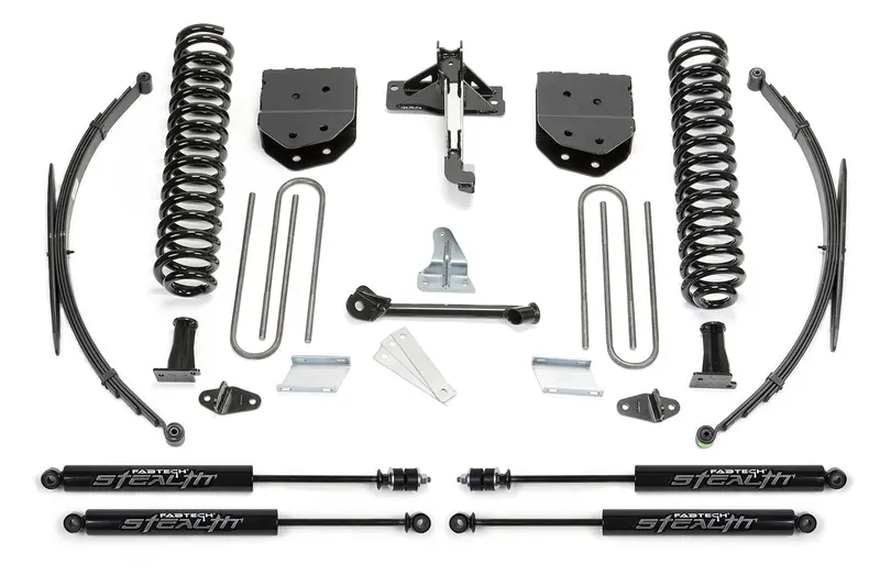 Fabtech K2127M Basic Lift System W/Shocks 1