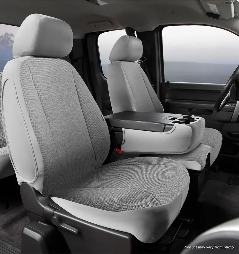 Fia Universal Seat Covers – Gray Wrangler-Themed Fabric 1