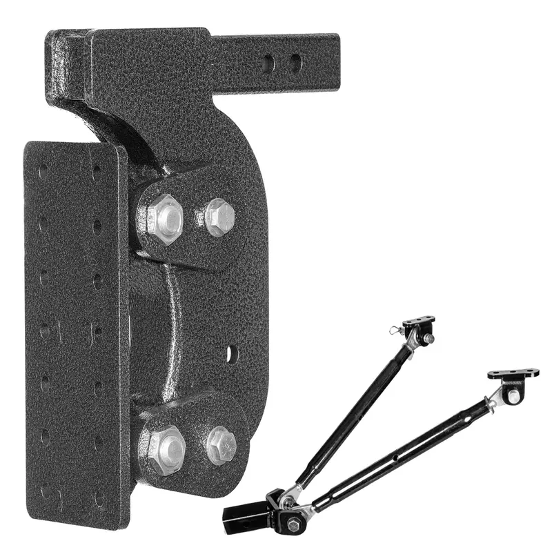 Gen-Y Gh-1401 Torsion-Flex Pintle Hitch Plate – 2-Inch Shank, 12.5-Inch Drop, 16,000 Lb Capacity 1