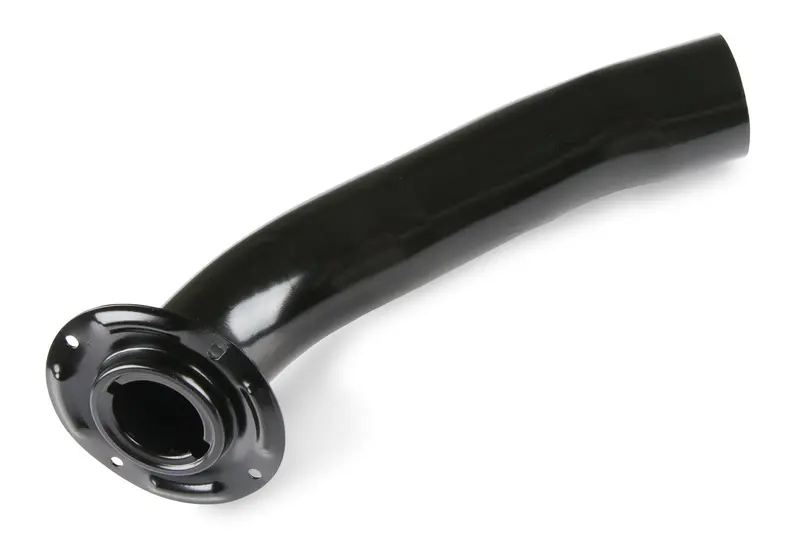 Holley Sniper Fuel System Filler Neck (19-552) – Silver-Anodized Steel Construction 1