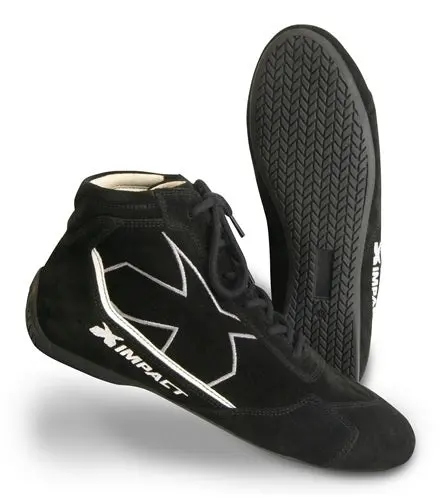 Impact Racing 40011010 Alpha Black Racing Shoe – Size 11, Sfi 3.3/5 Certified 1