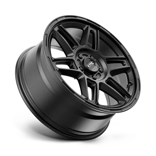 Kmc Km716 18X8 Inch Alloy Wheel – Matte Black Finish, 5X120 Bolt Pattern, 38Mm Offset 1