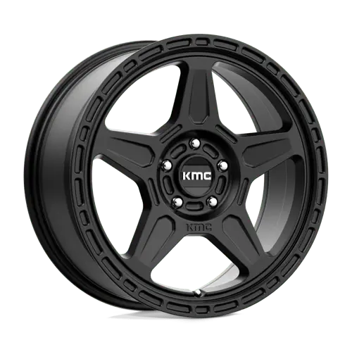 Kmc Km721 18X8 Alloy Wheel – Satin Black Finish, 5X4.5 Bolt Pattern, 38Mm Offset 1