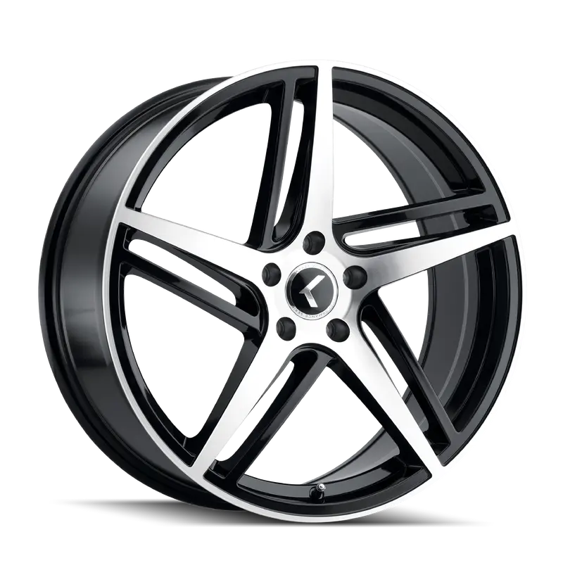 Kraze Kr194-2812Bm38 Black & Machined 20X8.5 Alloy Wheel – 5X120 Bolt Pattern, 38Mm Offset 1