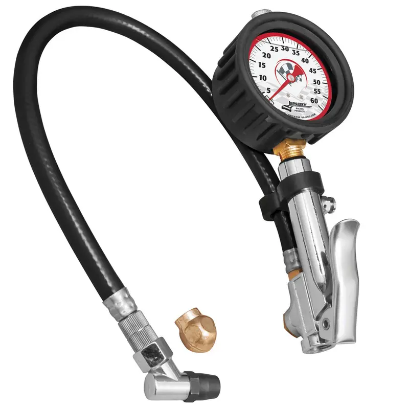 Longacre 52-52008 Quick-Fill Glow Tire Pressure Gauge – 0–60 Psi, 2.5" Dial 1