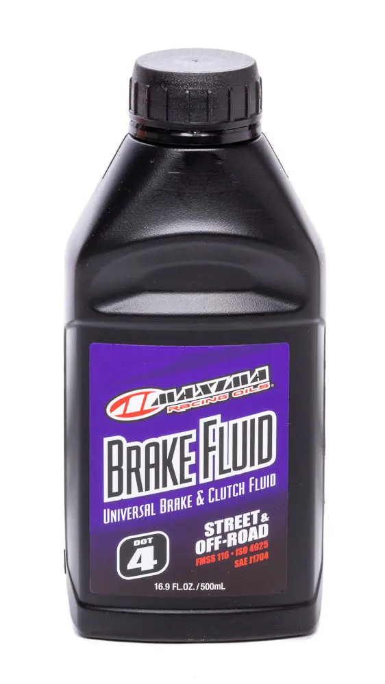 Maxima Racing Oils Dot 4 Brake Fluid – High-Bulk-Modulus, Moisture-Resistant Formula (80-86916S, 16.9 Oz) 1