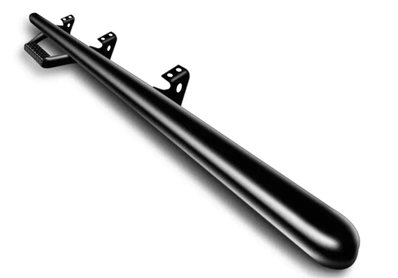 N-Fab F9246Rc-Tx Cab-Length Nerf Step – Black Powder-Coated, Fits 1987–1996 Ford F250/F350 Regular Cab 1