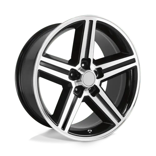 Performance Replicas Pr148 20X8 Alloy Wheel – Gloss Black Machined Face, 5X5.0 Bolt Pattern, 0Mm Offset 1