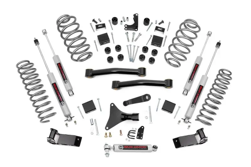Rough Country 698.20 4-Inch Suspension Lift Kit With Premium Shocks 1