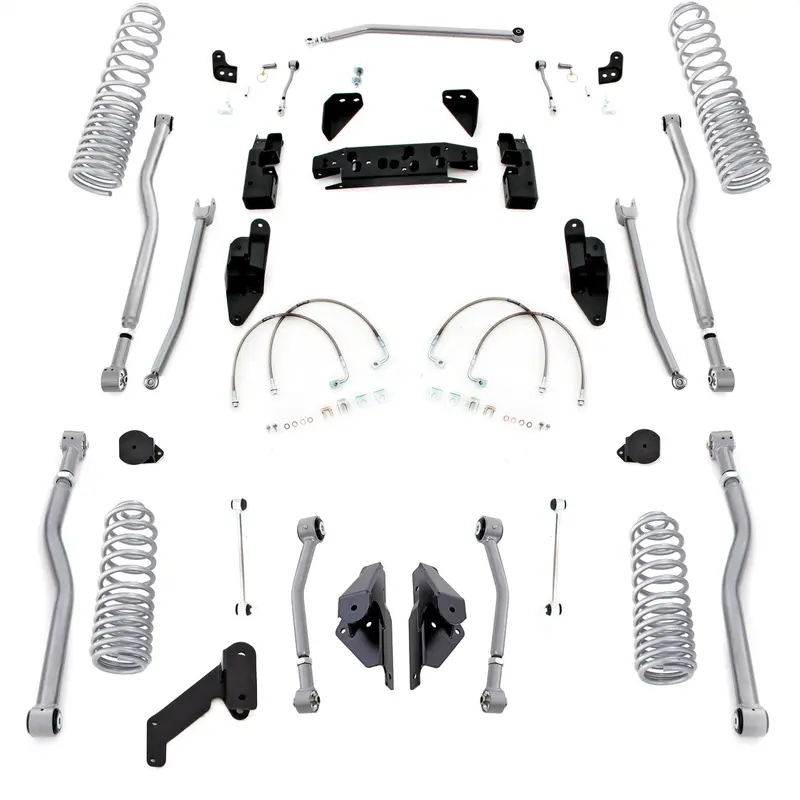 Rubicon Express Jk4443P Extreme-Duty 4-Link Long-Arm Suspension System For Jeep Jk 1