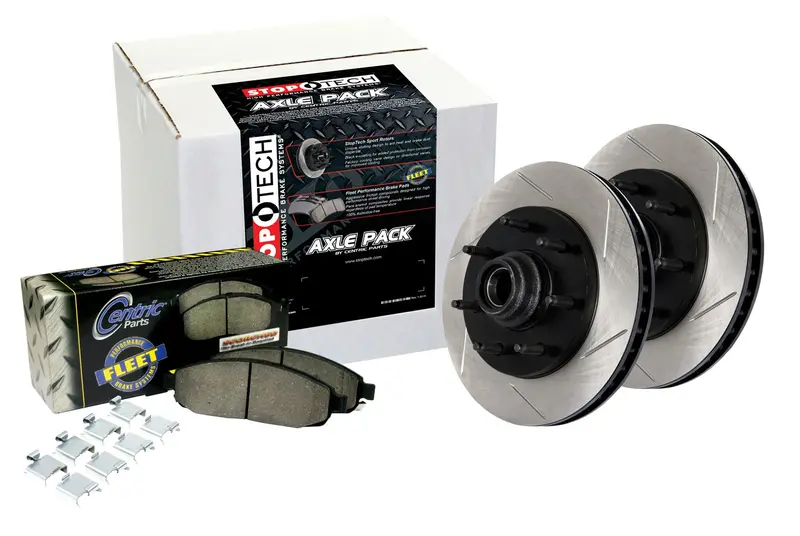 Stoptech 967.65033 Four-Wheel Slotted Brake Kit For Light-Duty Trucks And Suvs 1