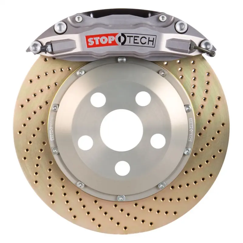 Stoptech Trophy Sport Big Brake Kit – Front Two-Piece Drilled Rotor (83.261.4700.R4) 1
