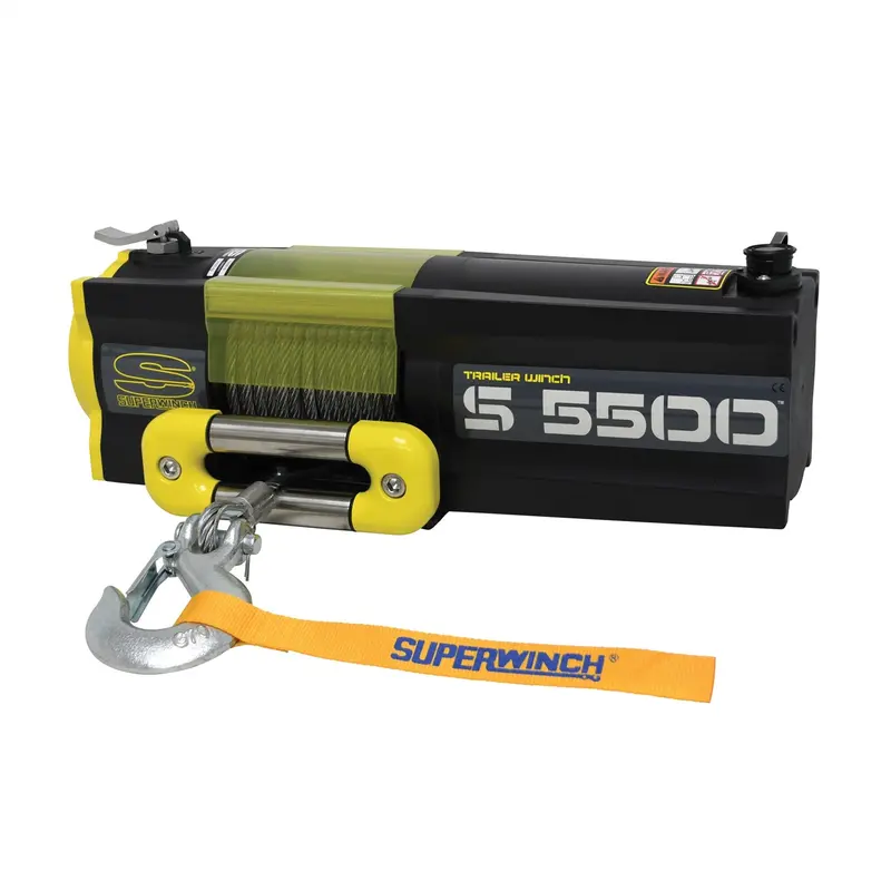 Superwinch S5500 Electric Winch – 5,500-Pound Capacity, Compact Design For Off-Road Recovery 1