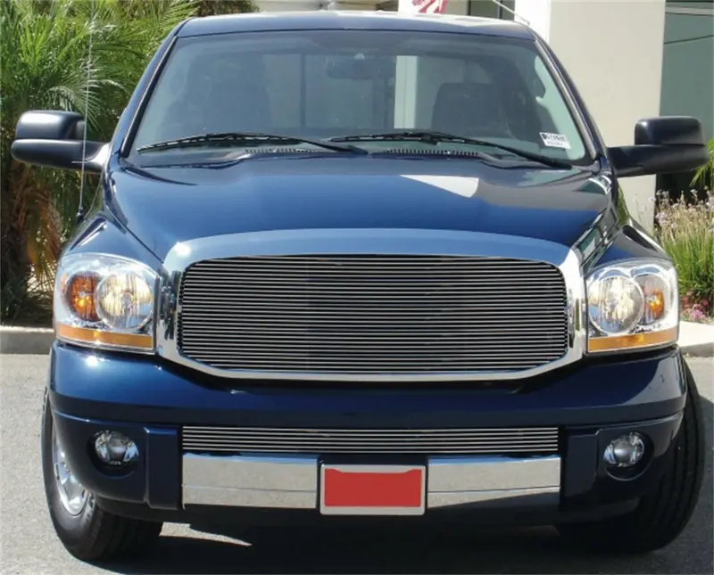 T-Rex Billet Aluminum Grille Insert – Polished Horizontal Bar Design (20468) 1