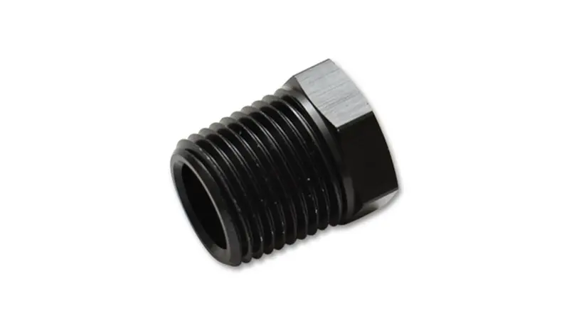 Vibrant Performance 10880 Black-Anodized 6061 Aluminum Hex Head Pipe Plug – 1/8" Npt 1