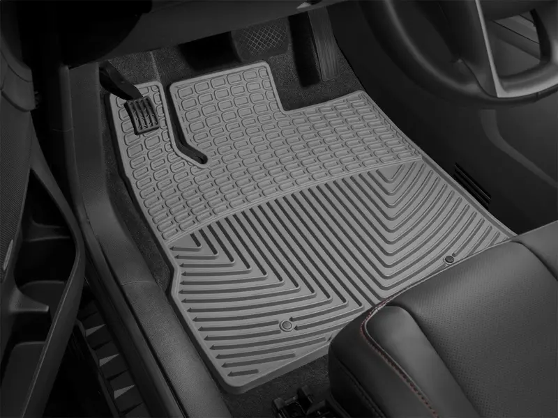 Weathertech All-Weather Rear Floor Mats – Gray Heavy-Duty Rubberized Liners 1
