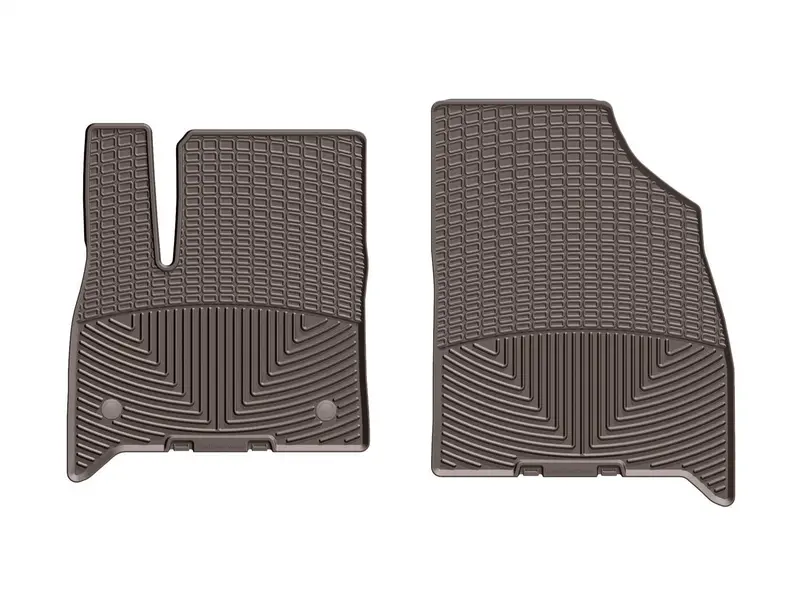 Weathertech W499Co All-Weather Floor Mats – Cocoa-Colored Front Set With Custom Fit 1