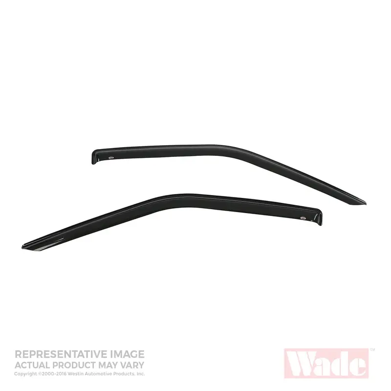 Westin 72-88458 Slim Wind Deflector; Front; 2 Pc.; Smoke; For Access Cab; 1